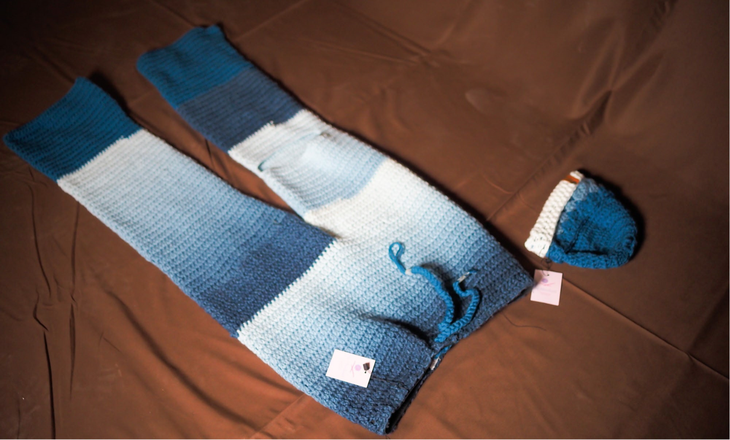 Ombre pants & hat set