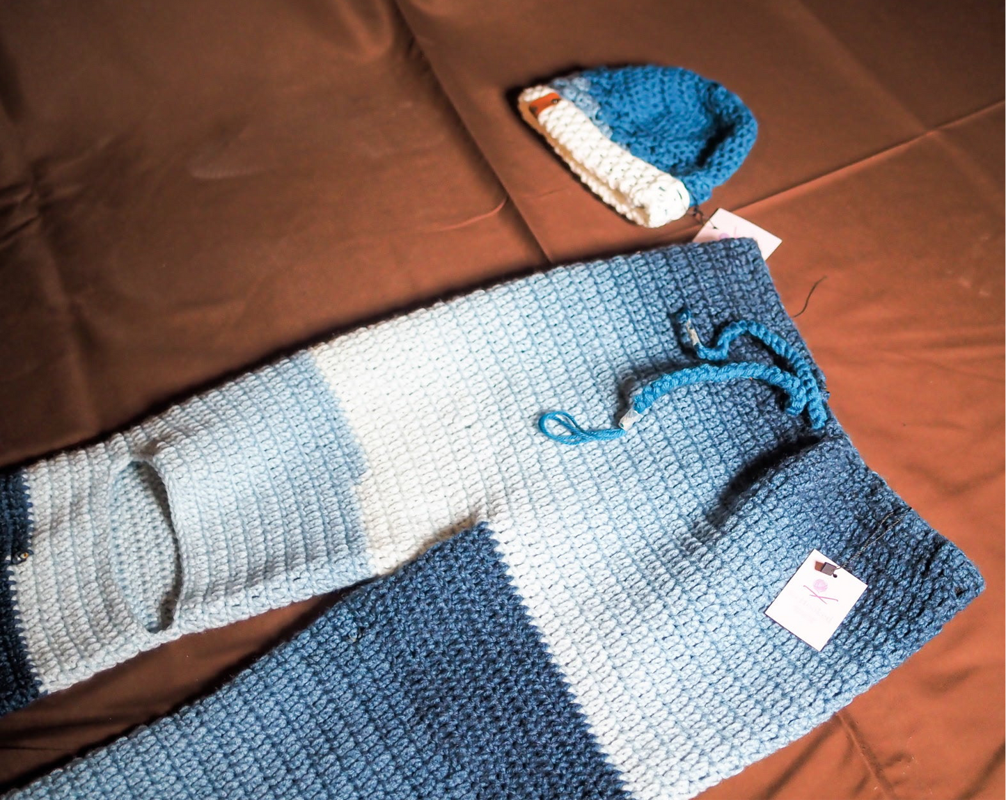 Ombre pants & hat set