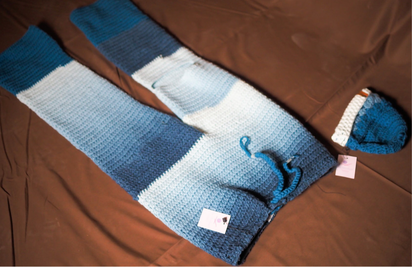 Ombre pants & hat set